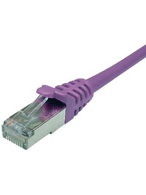 Maxxtro - PB-SFTP6A-3-VI - Patch cable CAT6A ISO/IEC S/FTP 3.00 m violet, PB-SFTP6A-3-VI, Maxxtro