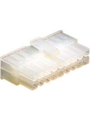 Molex - 39-01-2185 - Crimp housing Pitch4.2 mm Poles 2 x 9 Mini-Fit Jr, 39-01-2185, Molex