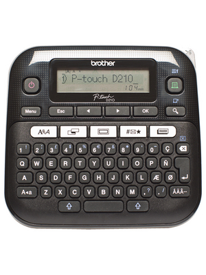 Brother - PTD210C1 - P-touch label printer, Thermo direct, 180 dpi, PTD210C1, Brother