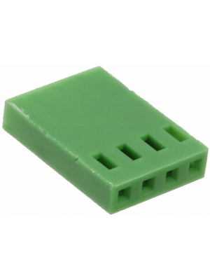 TE Connectivity - 925366-4 - Crimp housing Pitch2.54 mm Poles 4 Single row / straight / without strain relief AMPMODU MOD IV, 925366-4, TE Connectivity