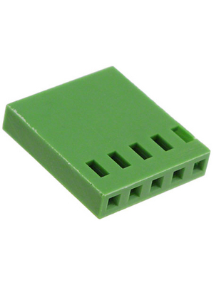 TE Connectivity - 925366-5 - Crimp housing Pitch2.54 mm Poles 5 Single row / straight / without strain relief AMPMODU MOD IV, 925366-5, TE Connectivity