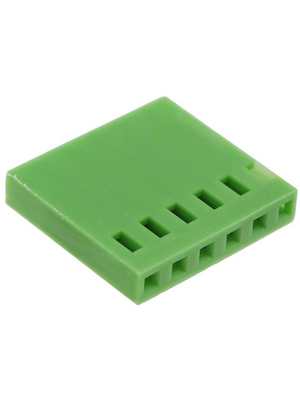 TE Connectivity - 925366-6 - Crimp housing Pitch2.54 mm Poles 6 Single row / straight / without strain relief AMPMODU MOD IV, 925366-6, TE Connectivity