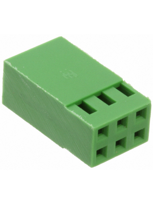 TE Connectivity - 925367-3 - Crimp housing Pitch2.54 mm Poles 6 Double row / straight / without strain relief AMPMODU MOD IV, 925367-3, TE Connectivity