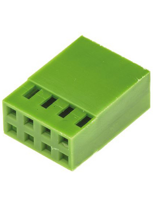 TE Connectivity - 925367-4 - Crimp housing Pitch2.54 mm Poles 8 Double row / straight / without strain relief AMPMODU MOD IV, 925367-4, TE Connectivity