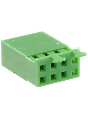 TE Connectivity - 925370-4 - Crimp housing Pitch2.54 mm Poles 8 Double row / straight / with strain relief AMPMODU MOD IV, 925370-4, TE Connectivity