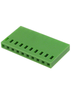 TE Connectivity - 1-925366-0 - Crimp housing Pitch2.54 mm Poles 10 Single row / straight / without strain relief AMPMODU MOD IV, 1-925366-0, TE Connectivity