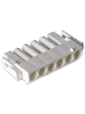 TE Connectivity - 926300-1 - Plug housing Pitch6.35 mm Poles 1 x 6 accepts male or female contacts / Single row MATE-N-LOK Universal, 926300-1, TE Connectivity