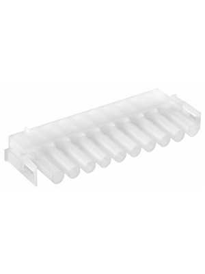 TE Connectivity - 926302-1 - Plug housing Pitch6.35 mm Poles 1 x 10 accepts male or female contacts / Single row MATE-N-LOK Universal, 926302-1, TE Connectivity