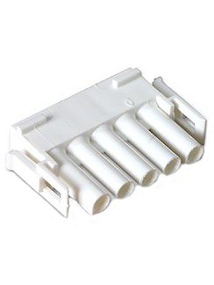 TE Connectivity - 926299-3 - Plug housing Pitch6.35 mm Poles 1 x 5 accepts male or female contacts / Single row MATE-N-LOK Universal, 926299-3, TE Connectivity