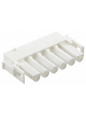 TE Connectivity - 926300-3 - Plug housing Pitch6.35 mm Poles 1 x 6 accepts male or female contacts / Single row MATE-N-LOK Universal, 926300-3, TE Connectivity