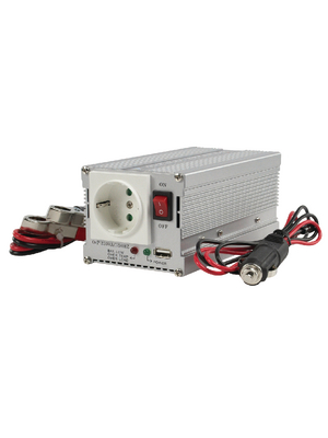 HQ - HQ-INV300WU-12 - Inverter + USB port 12V -> 230V 300W 300 W F (CEE 7/3), HQ-INV300WU-12, HQ