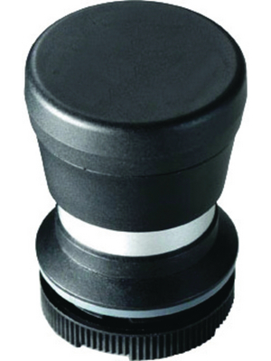 RAFI - 1.30.276.601/0000 - Mushroom-headed pushbutton Mushroom form / 22 mm black RAFIX 22 FS+, 1.30.276.601/0000, RAFI