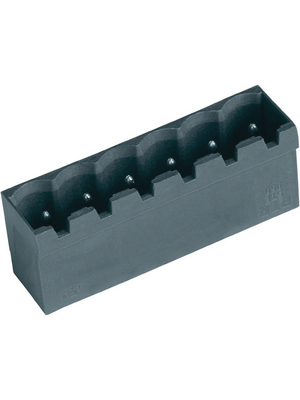 PTR Messtechnik - STL950/4G-5.0-V-BASALT GREY - Pin header, straight Solder Pin [PCB, Through-Hole] 4P, STL950/4G-5.0-V-BASALT GREY, PTR Messtechnik