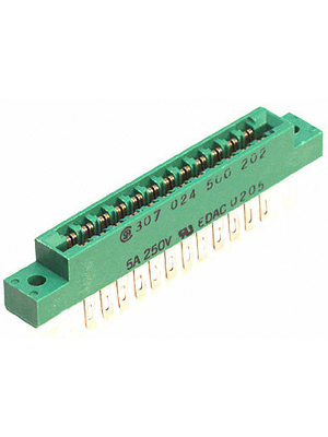 Edac - 307-024-500-202 - Card edge connector 24P, 307-024-500-202, Edac