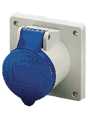Mennekes - 1366 - CEE attachment sockets blue 16 A/230 VAC, 1366, Mennekes