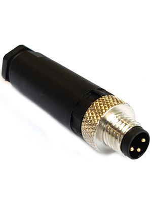 Bulgin - PXPPAM08FIM03AST - Cable plug M8 Poles 3, PXPPAM08FIM03AST, Bulgin