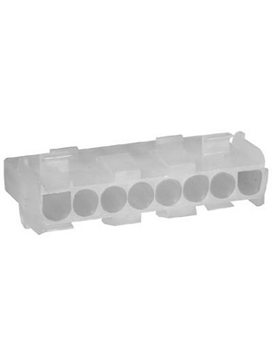 TE Connectivity - 926308-3 - Receptacle housing Pitch6.35 mm Poles 1 x 8 accepts male or female contacts / Single row MATE-N-LOK Universal, 926308-3, TE Connectivity