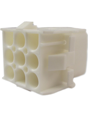 TE Connectivity - 927231-3 - Receptacle housing Pitch6.35 mm Poles 3 x 3 accepts male or female contacts / Multi row MATE-N-LOK Universal, 927231-3, TE Connectivity