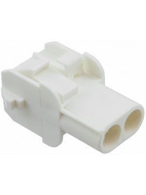 TE Connectivity - 1703062-1 - Receptacle housing Pitch6.35 mm Poles 1 x 2 accepts male or female contacts / Single row MATE-N-LOK Universal, 1703062-1, TE Connectivity