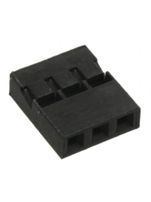 Harwin - M22-3010300 - Crimp housing Pitch2 mm Poles 1 x 3 Single row / straight / Free hanging/cable mount M22, M22-3010300, Harwin