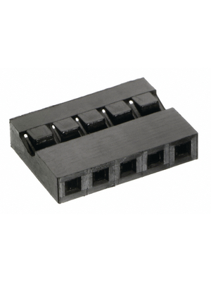 Harwin - M22-3010500 - Crimp housing Pitch2 mm Poles 1 x 5 Single row / straight / Free hanging/cable mount M22, M22-3010500, Harwin