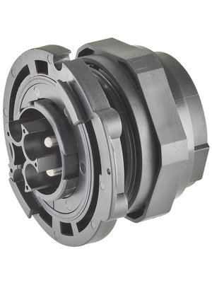 Wieland - RST50I5S S1 ZM02V SW - Panel-mount plug M32 Plug L3-N-PE Screw Connection, RST50I5S S1 ZM02V SW, Wieland