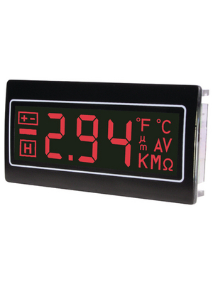 TDE Instruments - DPM961-NTR - Digital panel meter 48 x 24 mm red, DPM961-NTR, TDE Instruments
