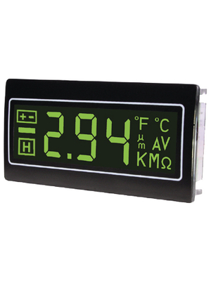 TDE Instruments - DPM962-NTG - Digital panel meter 72 x 36 mm green, DPM962-NTG, TDE Instruments