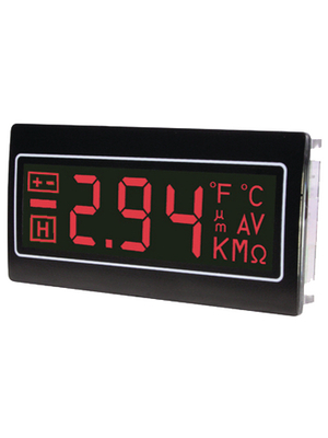 TDE Instruments - DPM962-NTR - Digital panel meter 72 x 36 mm red, DPM962-NTR, TDE Instruments