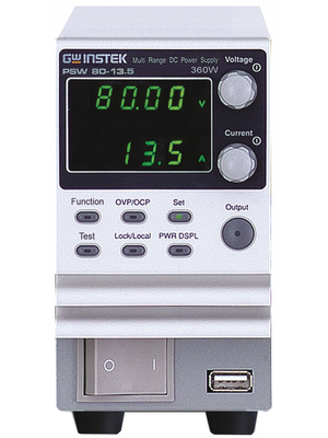 GW Instek - PSW 80-13.5 - Laboratory Power Supply 1 Ch. 0...80 VDC 13.5 A, Programmable, PSW 80-13.5, GW Instek