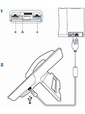 Plantronics - 83018-11 - APU-70 EHS cable for electronic call acceptance, 83018-11, Plantronics