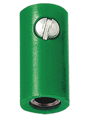 Donau - 2,6MM GRN ZWERG-KUPPLUNG - Cable socket, green, 2,6MM GRN ZWERG-KUPPLUNG, Donau