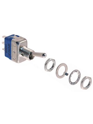 Apem - 11136A - Toggle switch on-on 1P, 11136A, Apem