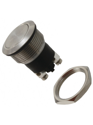 Bulgin - MP0037 - Push-button Switch, vandal proof 19.2 mm 50 VAC 1 A 1 make contact (NO), MP0037, Bulgin
