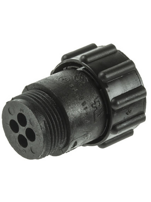 TE Connectivity - 182651-1 - Plug CPC1 Poles=4, accepts male contacts / Free hanging/cable mount, 182651-1, TE Connectivity