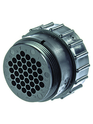 TE Connectivity - 206305-1 - Plug CPC1 Poles=37, accepts male contacts / Free hanging/cable mount, 206305-1, TE Connectivity