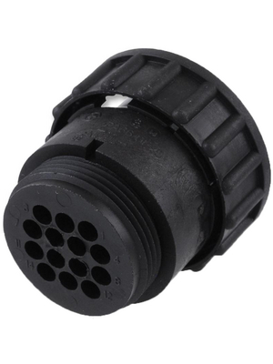 TE Connectivity - 182649-1 - Plug CPC1 Poles=14, accepts male contacts / Free hanging/cable mount, 182649-1, TE Connectivity
