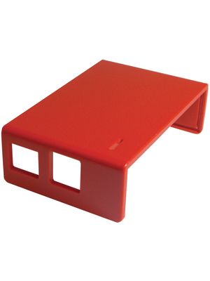 Camdenboss - CBRPI-AA-RED - Upper housing section red 60 x 27 mm Polystyrene IP 00 N/A, CBRPI-AA-RED, Camdenboss