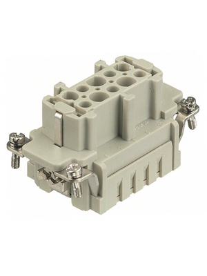 HARTING - 09 33 010 2702 - Socket insert, 10-pin crimp connection, 09 33 010 2702, HARTING