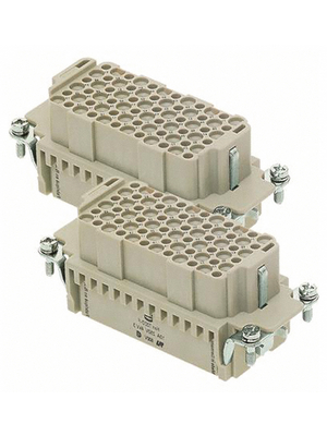 HARTING - 09 16 072 3101 - Socket insert, Han DD 72-pin, 09 16 072 3101, HARTING