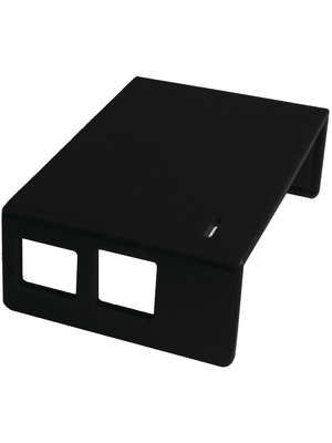 Camdenboss - CBRPI-AA-BLK - Upper housing section black 60 x 27 mm Polystyrene IP 00 N/A, CBRPI-AA-BLK, Camdenboss