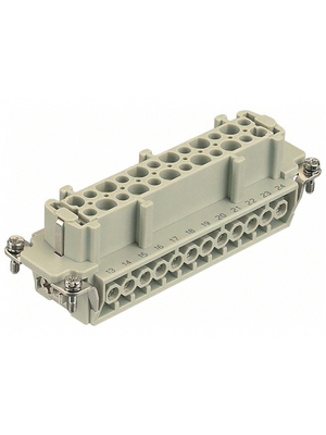 HARTING - 09 33 024 2701 - Socket insert Han E 24-pin, 09 33 024 2701, HARTING