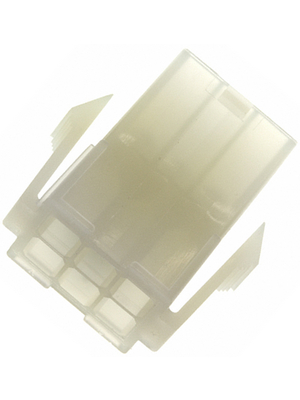 TE Connectivity - 172331-1 - Socket housing Pitch4.14 mm Poles 2 x 3 Double row / straight / for panel mount / accepts male or female contacts MATE-N-LOK Mini Universal, 172331-1, TE Connectivity