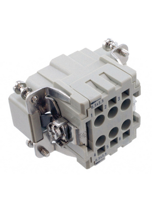 HARTING - 09 33 006 2616 - Pin insert, Han ES 6-pin, 09 33 006 2616, HARTING