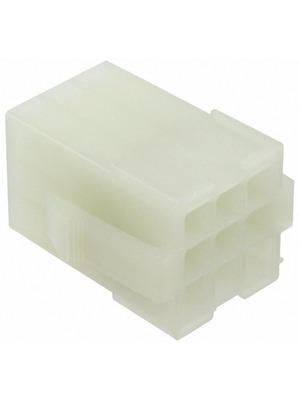 TE Connectivity - 172332-1 - Socket housing Pitch4.14 mm Poles 3 x 3 Multi row / straight / for panel mount / accepts male or female contacts MATE-N-LOK Mini Universal, 172332-1, TE Connectivity