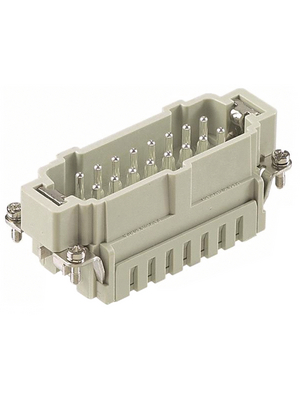HARTING - 09 33 016 2616 - Pin insert, Han ES 16-pin, 09 33 016 2616, HARTING