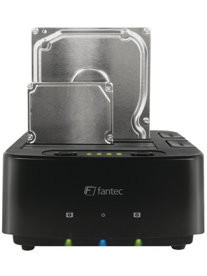 Fantec - 1526 - Docking Station SATA 2.5/3.5" black, 1526, Fantec