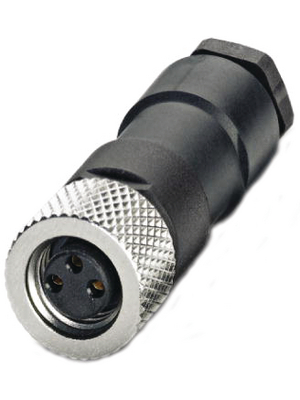Phoenix Contact - SACC-M 8FS-3CON-M - Cable socket M8 Poles 3, SACC-M 8FS-3CON-M, Phoenix Contact