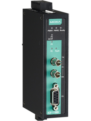 Moxa - ICF-1180I-M-ST - Converter PROFIBUS-Fiber MultiMode, ICF-1180I-M-ST, Moxa
