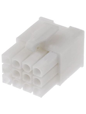 TE Connectivity - 172341-1 - Pin housing Pitch4.14 mm Poles 3 x 4 Multi row / Free hanging/cable mount / straight MATE-N-LOK Mini Universal, 172341-1, TE Connectivity